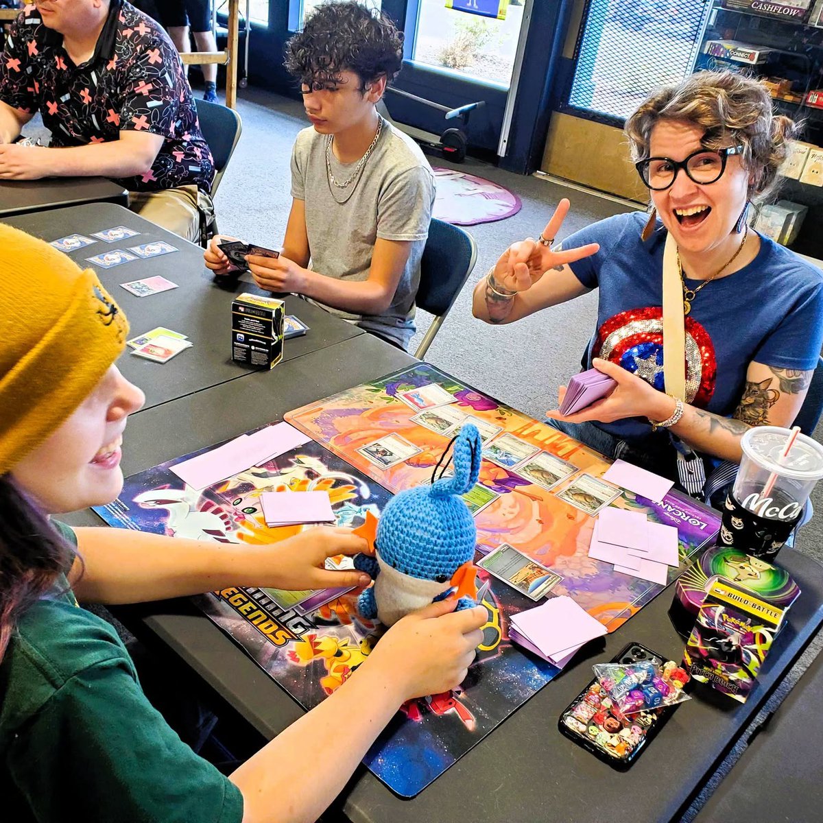 PhantasmGaming_'s tweet photo. A huge thank you to everyone who came out this weekend and played in our Pokemon Pitch Black Prerelease!! Check out the pics below and see if you can spot yourself!
#pokemoncommunity #pokemoncards #pokémon #tcgcommunity #tcgcollector #tcgpokemon #phantasmgaming #fypシ https://t.co/tZZ5AyHe4N