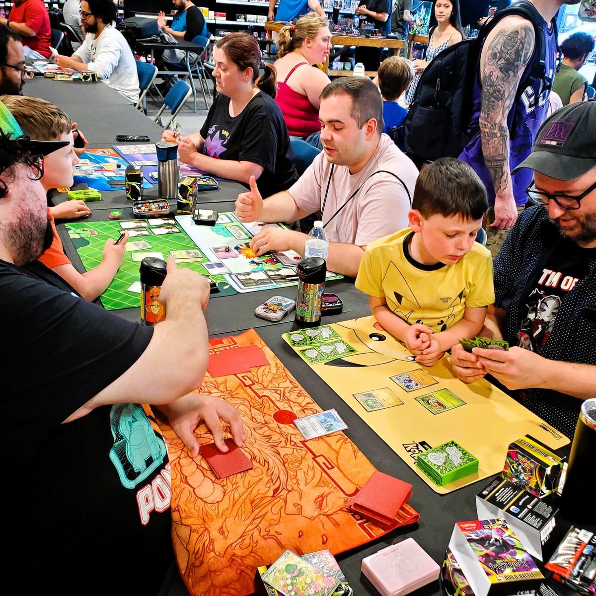 PhantasmGaming_'s tweet photo. A huge thank you to everyone who came out this weekend and played in our Pokemon Pitch Black Prerelease!! Check out the pics below and see if you can spot yourself!
#pokemoncommunity #pokemoncards #pokémon #tcgcommunity #tcgcollector #tcgpokemon #phantasmgaming #fypシ https://t.co/tZZ5AyHe4N