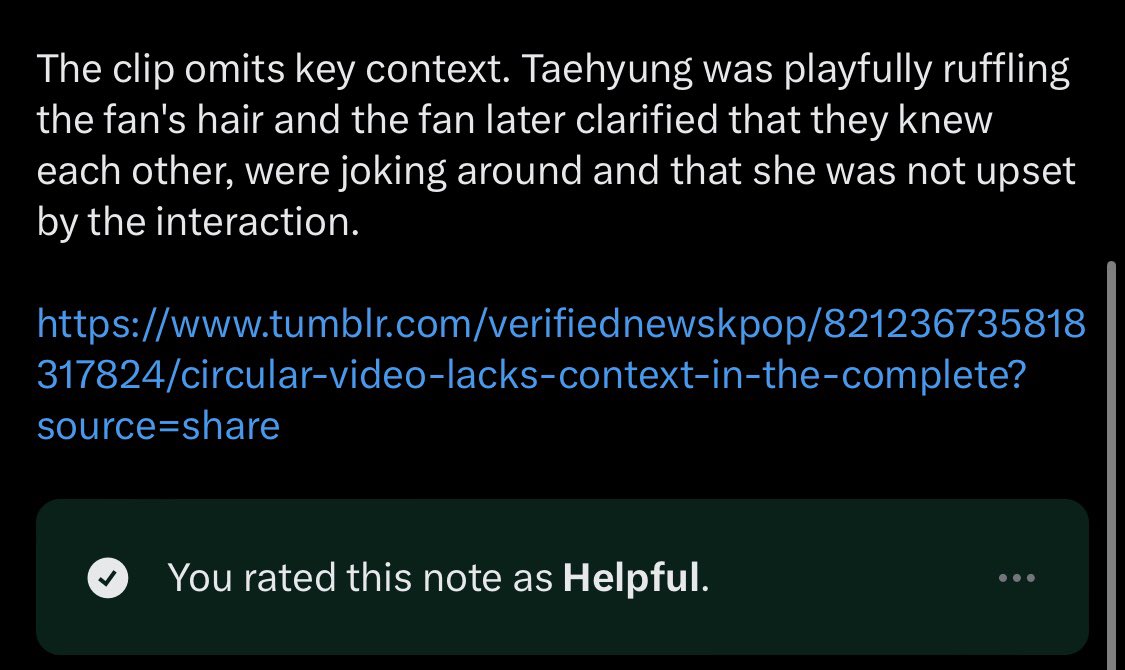 BTSV_Youtube's tweet photo. 🚨Rate Community Note as HELPFUL

🔗https://t.co/5mMmTbIlrt https://t.co/XqaxctHT79