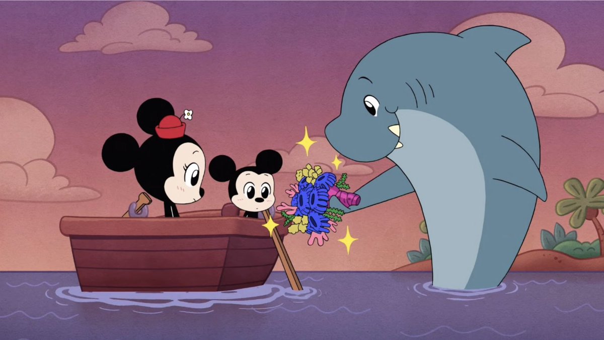 davidmarchie's tweet photo. Here's to 3rd Anniversary of Beauty and the Shark! #Chibiverse #ChibiTinyTales #3rdAnniversary #MickeyMouse #Disney https://t.co/SpU4OuWZ7v