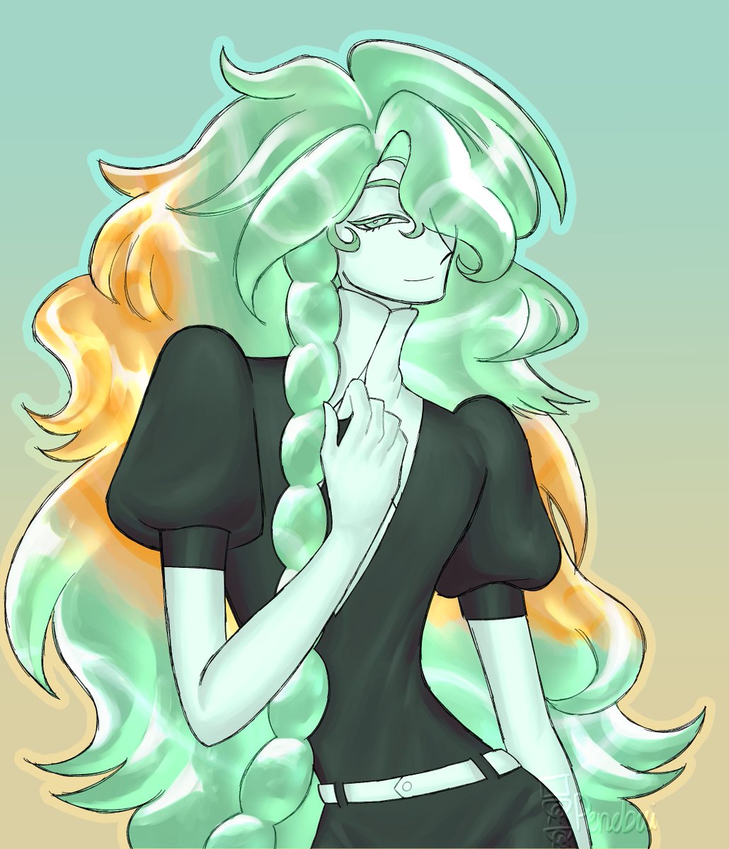 Penebuii's tweet photo. attack for tendies_from_wendys on toyhouse of their hnk oc Guizhou Jade!
#artfight2026 https://t.co/sAvyzMm2xM
