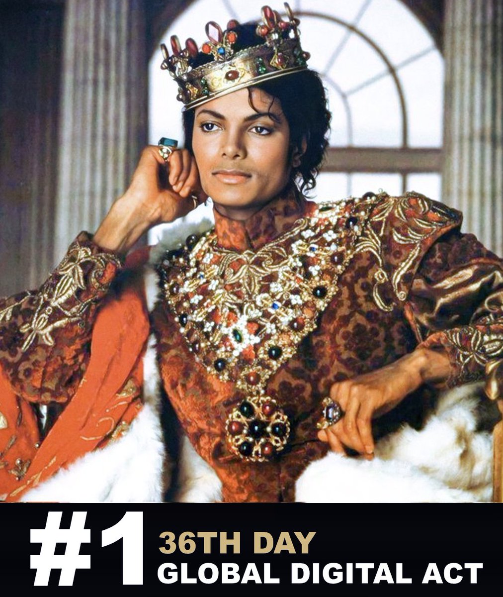 WORLDMUSICAWARD's tweet photo. #MichaelJackson, the King of Pop, tops the Global Digital Artist Rank for a 36th day with 5,769 points!🐐👑🤍

#KingofPop
@MichaelJackson https://t.co/G3Ei4tilVO