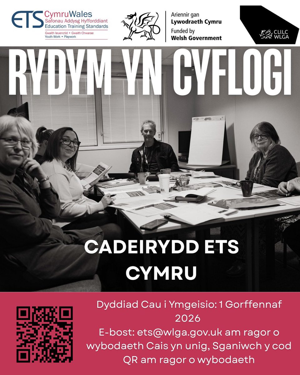 ETSWales's tweet photo. Mae'r dyddiad cau wedi'i ymestyn (13 Gorffennaf 2026) am 5pm 

🚨 Cyfle: Cadeirydd Pwyllgor Safonau Addysg a Hyfforddiant (ETS) 🚨 

Rydym yn falch o gyhoeddi bod y rôl Cadeirydd ETS bellach yn fyw ar wefan y WLGA. 

🔗 Gweld y swydd wag: https://t.co/RY4hATzaXN https://t.co/j0V0L52Zy7