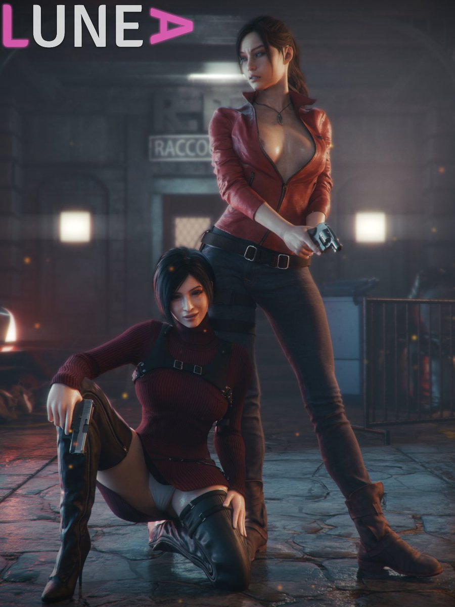 Lunea3D's tweet photo. Ada &amp; Claire 😈

Ada – @MustardSFM 
Claire – @Rigid3d 

Exclusive content in bio
#ResidentEvil #adawong #claireredfield #nsfw #rule34 https://t.co/R6yoqwOcVy