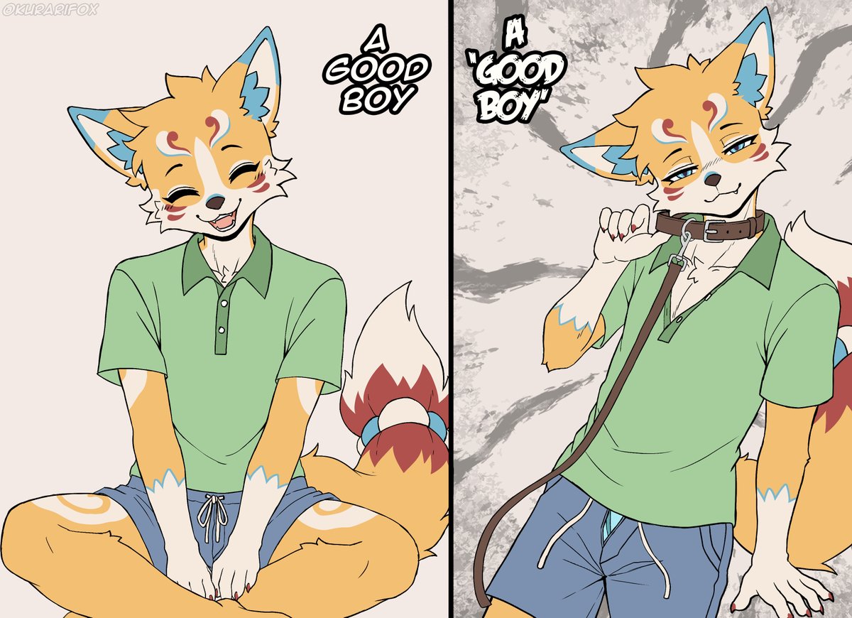 Kurarifox's tweet photo. Which boy version do you like? https://t.co/amceV8J7EW
