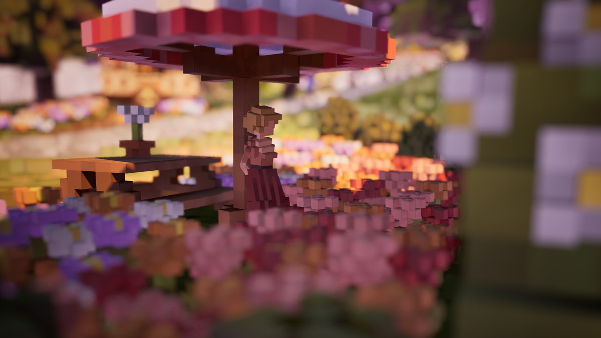 GalaxyGrovegame's tweet photo. Hot weather calls for shade - even for voxel citizens! 🏖️

#TowntoCity🏡
#indiegame #indiedev https://t.co/C4ihrtQfjZ
