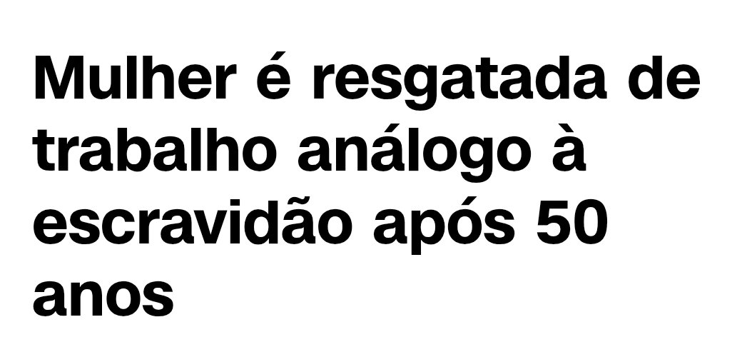 mariana_psol's tweet photo. O caso da mulher resgatada depois de 55 anos em trabalho escravo no Ceará fica cada vez pior.

A indenização por 55 ANOS ESCRAVIZADA será de 200 mil, sendo só 50 mil em dinheiro.

Isso é a Justiça dizendo que escravizar alguém custa menos de 300 reais por mês. 10 reais por dia. https://t.co/2uCWJE4Jpm