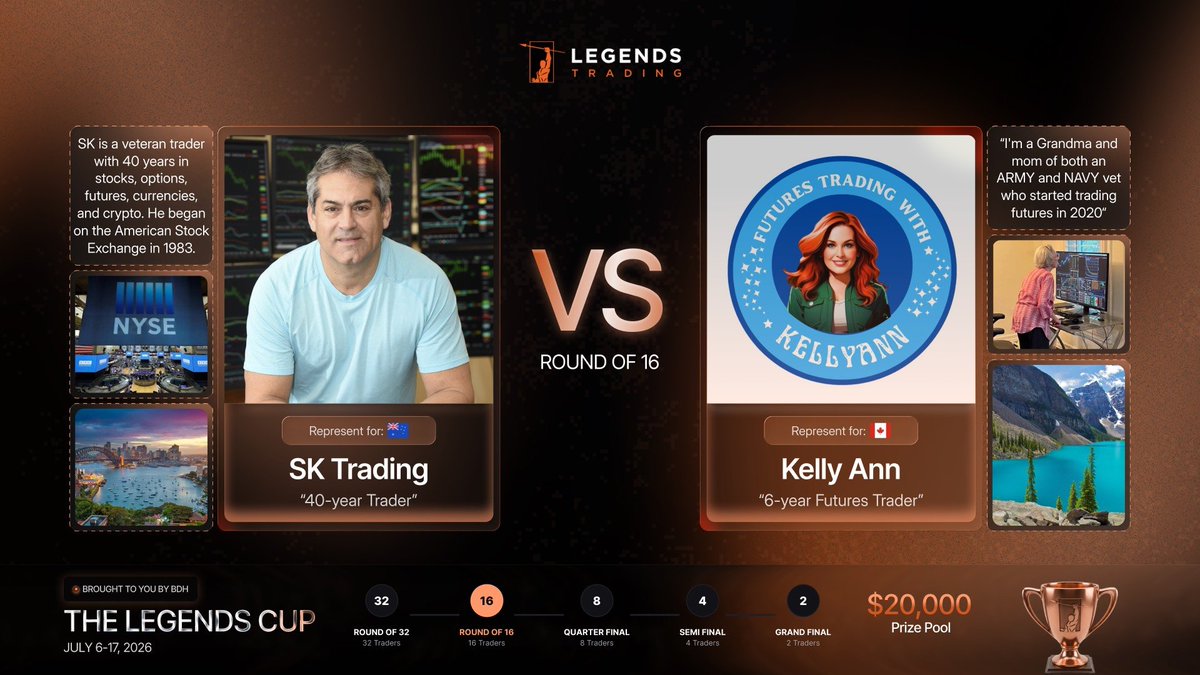 Kellyanntrades's tweet photo. 🚨🚨🚨 market is boring lets do a giveaway 🚨🚨🚨

I made it to round 2 of the @LegendsTradingG /BDH Cup!  Let's celebrate with a giveaway!

Here is a Legends Apprentice 50K 🆓 Account Code for you!  The code is GA7#?MX6KQT

➡️# is a number from 0 to 9 you will need to guess the correct number in the code.
➡️? is a capital letter you will need to guess the correct one in the code

Here is my link for Legends  https://t.co/z3s8OddGZG

They are having a HUGE BOGO/ 60% off sale right now and thank you for using my code ARMYNAVY!!

NOT FAST ENOUGH 🐢🐢🐢TO CATCH A CODE DROP??  NO WORRIES

🚨🚨JUST retweet this and tag 3 friends I will pick a 🆓 50K Legends Apprentice Account winner tomorrow (7/9/26).

LET'S GO AND GOOD LUCK ALL!!