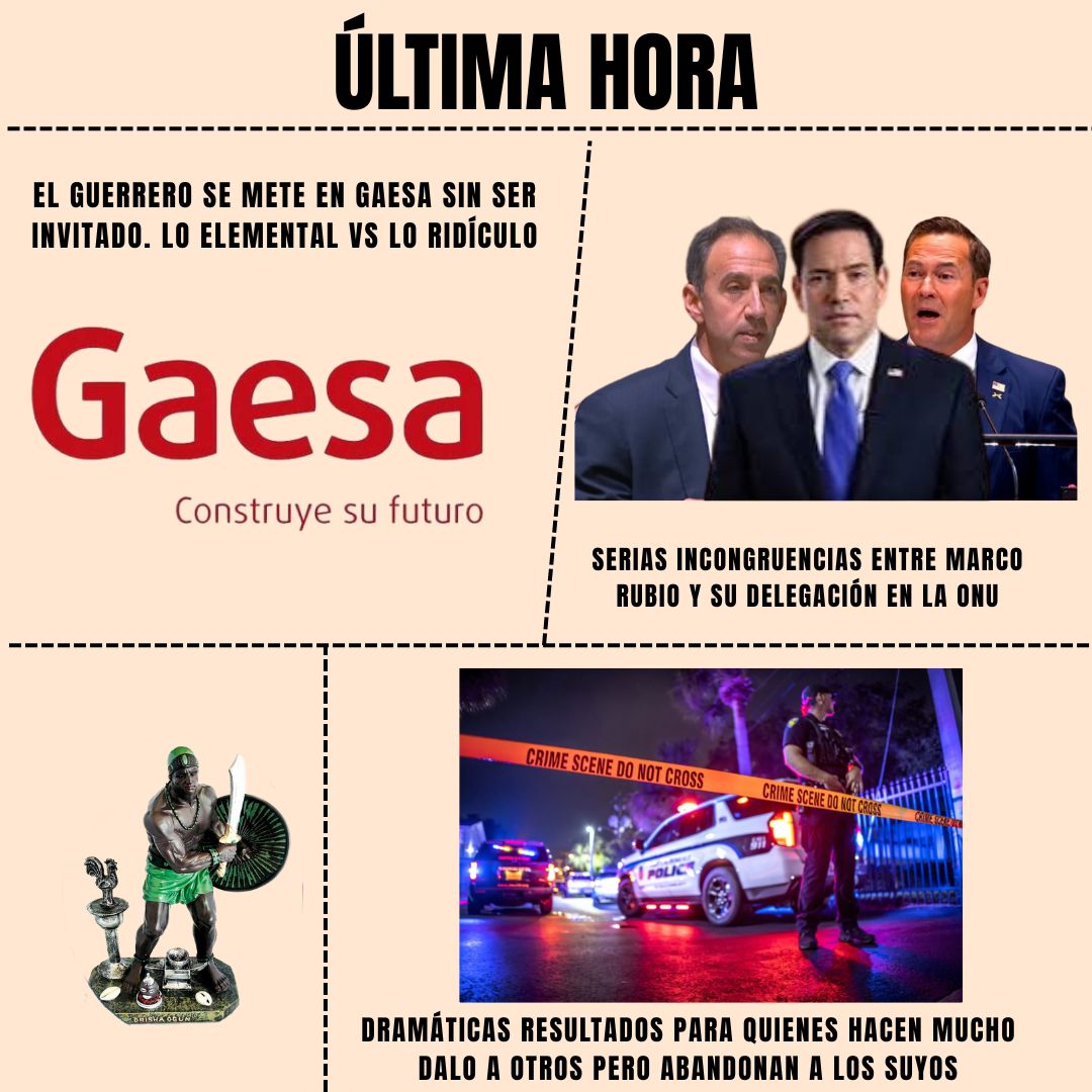 GuerreroCubano2's tweet photo. El Guerrero se mete en GAESA sin ser invitado. Lo elemental Vs lo ridículo. Serias incongruencias entre Marco Rubio y su delegación en la ONU. Dramáticos resultados para quienes hacen mucho daño a otros, pero abandonan a los suyos. Hoy en YouTube. #Cuba https://t.co/lAt7YC9zkR