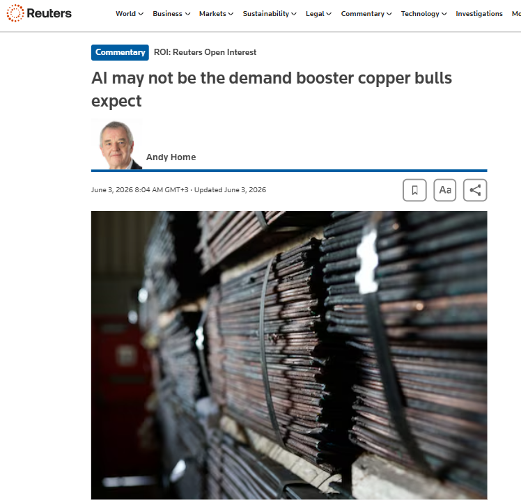 lajjs18128735's tweet photo. Red day? Perfect setup for people who actually know what they’re holding.

The market sees a red candle. I see copper, AI infrastructure, data centers, power demand, chips, grids, and the bigger critical minerals shift happening right in front of us.

AI doesn’t run on vibes.
Data centers need power.
Power needs copper.
Chips need copper.
Grid upgrades need copper.

That’s why I’m still locked in on $NRED / $NREDF.

Add MetalCore into the story - AI-driven mineral exploration, copper-gold exposure, and a North American critical minerals angle - and this becomes way more interesting than one ugly trading day.

Blood on the street? I’m not shaken.
Buy the dip. HODL. hold!

$CLF
$TOVX
$AVEX