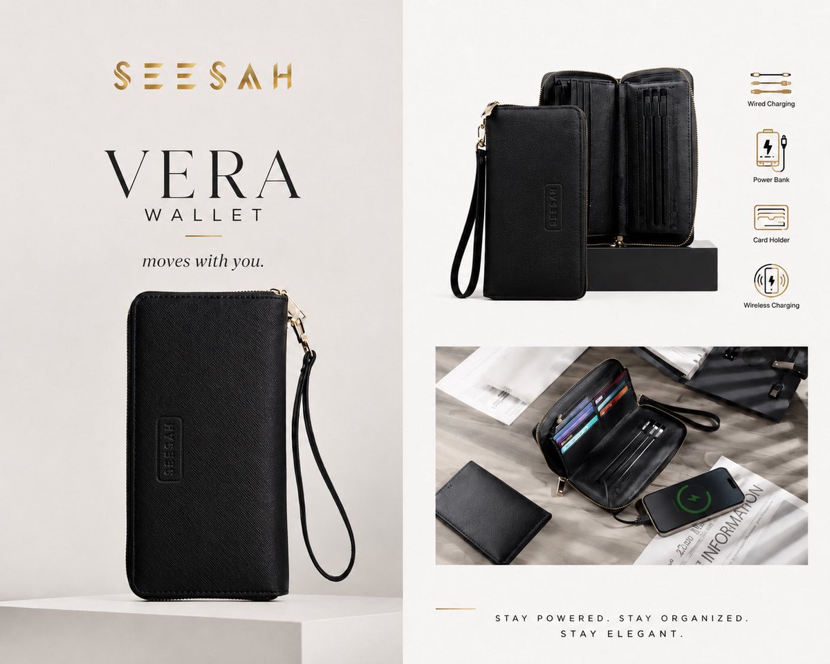 SeesahOfficial's tweet photo. THE VERA WALLET

Designed for modern life, where style meets function. https://t.co/AtCJNnpBft