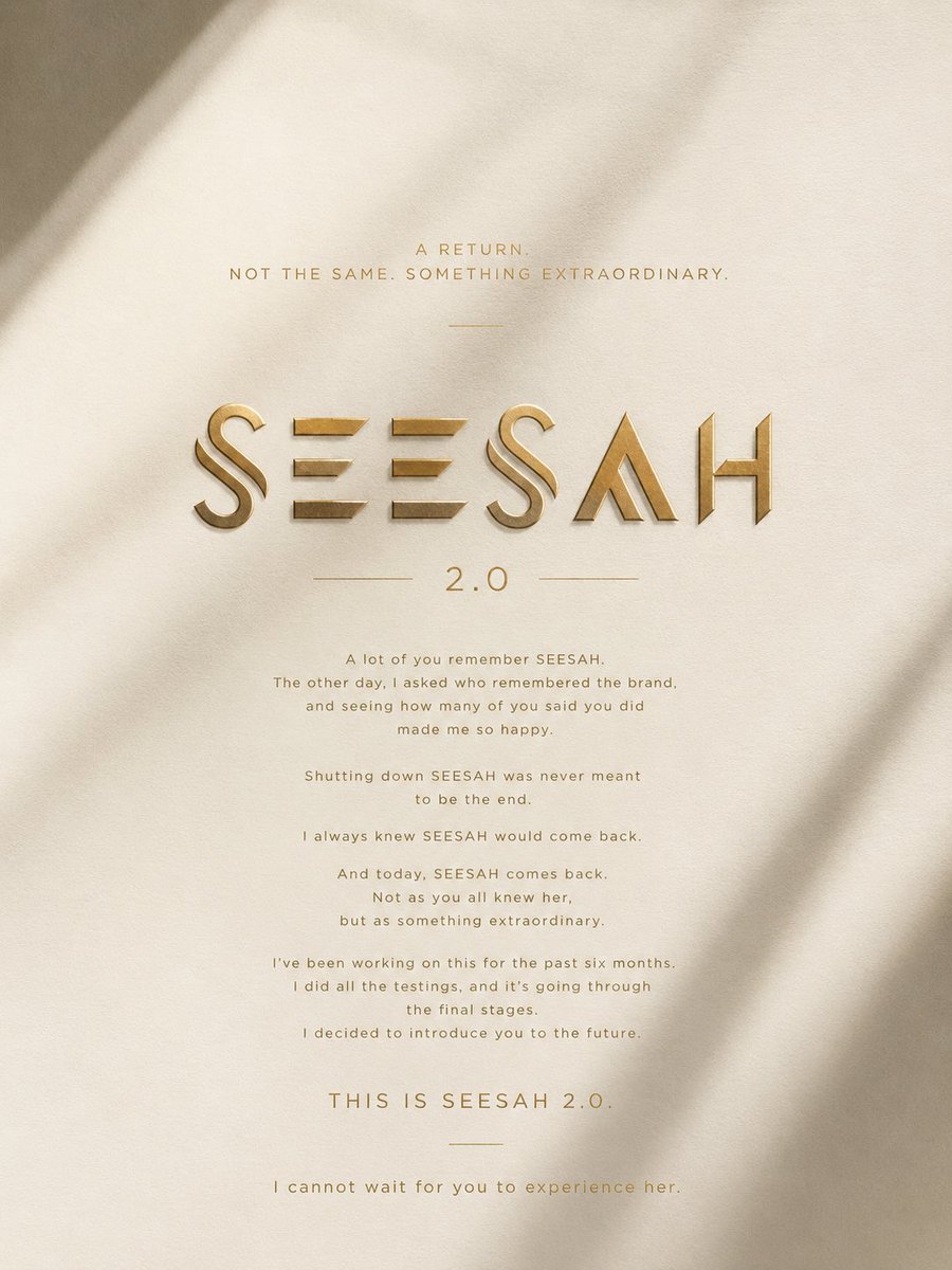 SeesahOfficial's tweet photo. STAY GLUED !! https://t.co/lhywgb7HRy