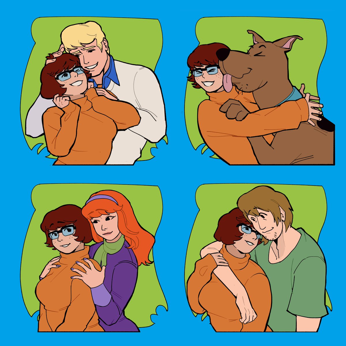 toffee_32's tweet photo. The gang adores Velma!!! https://t.co/b97qKvYtsg