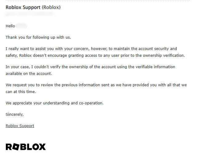 ArtsyChaneI's tweet photo. Over the past 5 years, creating on the Roblox platform has shaped my love for art and game development. The opportunities Roblox and the DevEx program have provided have had a meaningful impact on my personal life and career.

Unfortunately, my account @ArtsyChanell was recently compromised. I had over 1M+ Robux waiting to be devexed from recent projects and my group. I’ve provided Roblox with previous emails, receipts, DevEx history, support history, and other ownership information, but my recovery requests continue to receive automated responses.

I’m simply asking for a manual review from the Account Recovery team. This account represents years of work, creativity, and my livelihood. 

@Roblox