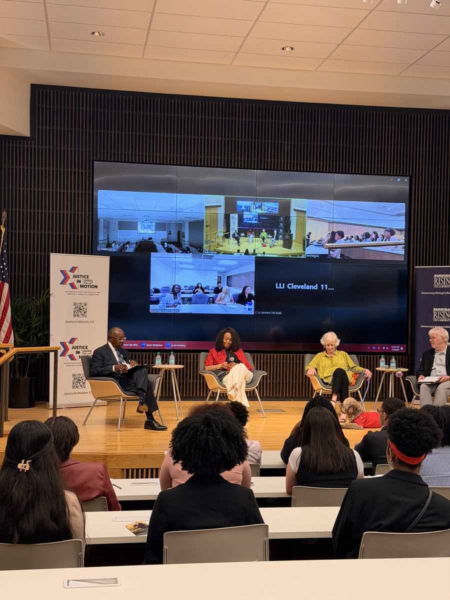 keep_republic's tweet photo. Justice in Motion next stop: bringing together judges and high school students at @OhioStateLaw Law and Leadership Institute, speaking with kids about the importance that the judiciary and law plays in their lives and future careers.  #JusticeInMotion #RuleofLaw #Democracy https://t.co/lSKtBywvBe