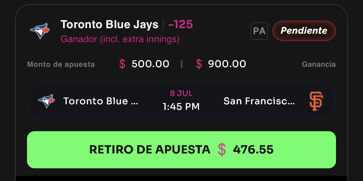 BetMyPick1's tweet photo. Para que les salga gratis la semana vamos a ganar alv https://t.co/XvpB9s2BK9