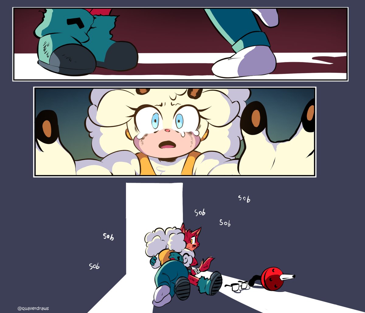 quaverdraws's tweet photo. a mission that lasted days, and a worried sheep
#GadgetXLanolin https://t.co/ikH2exEcxK