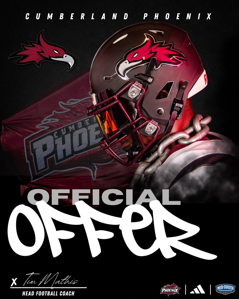 JadenStaff08's tweet photo. After a great phone call with @CoachMarche92 I am blessed to receive my 2nd 🅾️ffer from @CumberlandFB #BDP #CU #GoPhonix 
@BDPFootball @GentryC20 @OnTopAthletics @TnVarsity @Coach_Tank78 @ncsa https://t.co/KfS3hrPQiY
