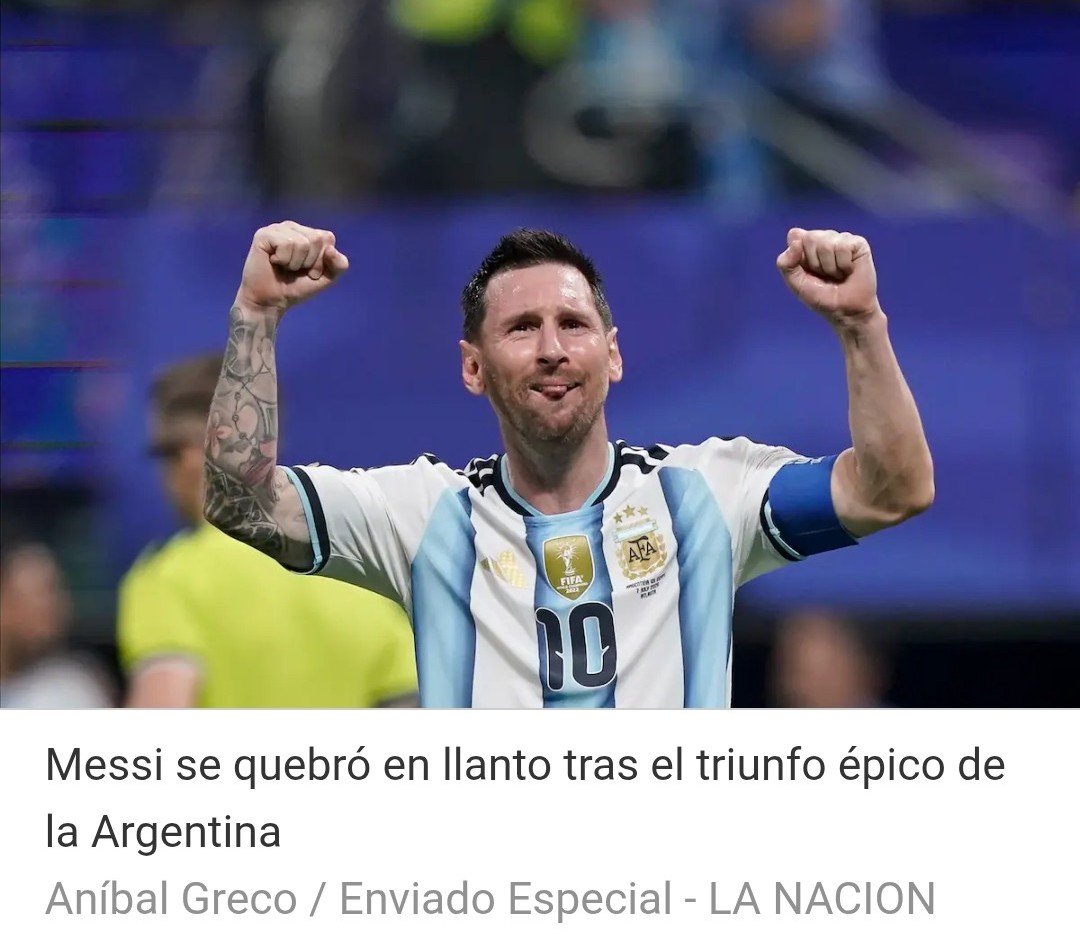 estrellazul05's tweet photo. Muchos admirarán siempre a Messi por sus goles.

Yo lo admiro porque  soportó críticas, nunca dejó de intentarlo, honró a sus padres, protegió a su familia, ayudó a otros en silencio y, aun después de conquistar el mundo, siguió siendo humilde.

#Messi #LionelMessi, https://t.co/afFHI3OCdq