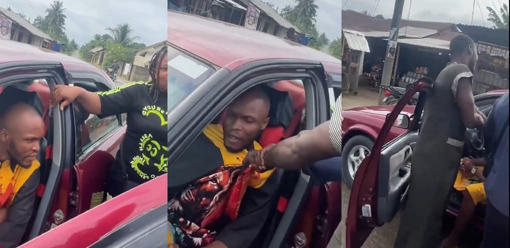 kijana_misa's tweet photo. Drama unfolds as a man repossesses the car his wife secretly gave to her pastor as a "seed offering." https://t.co/Dz3ECeh7A8