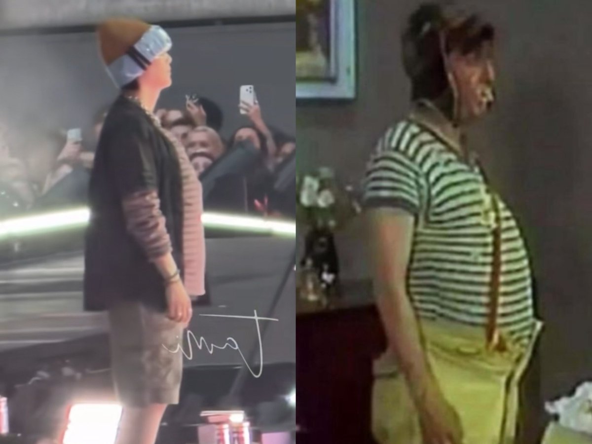 thsweeth's tweet photo. Yoongi parece el chavo cuando se engordó por comer mucho JAJAJJAJA https://t.co/lsBXIkMtG8