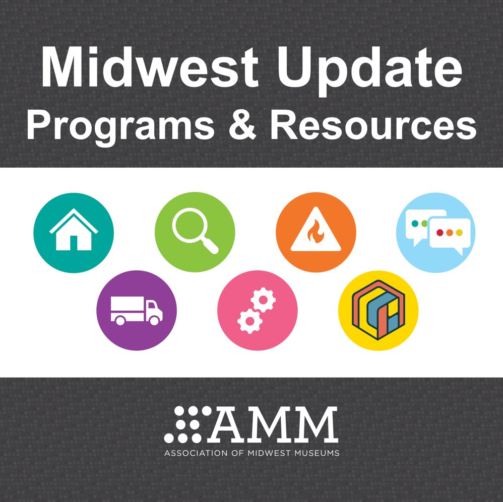 MidWestMuseums's tweet photo. Check out our latest #MidwestMuseums Update! 
👉Sign up for our next meetup 7/10: Festival Season
👀Read about the initiative "Museums on Call"
▶️Watch a highlight reel from American Writers Festival
➕Explore new programs, grants &amp; more!

https://t.co/qA2MA3iwDV https://t.co/wo7SNfzSdD