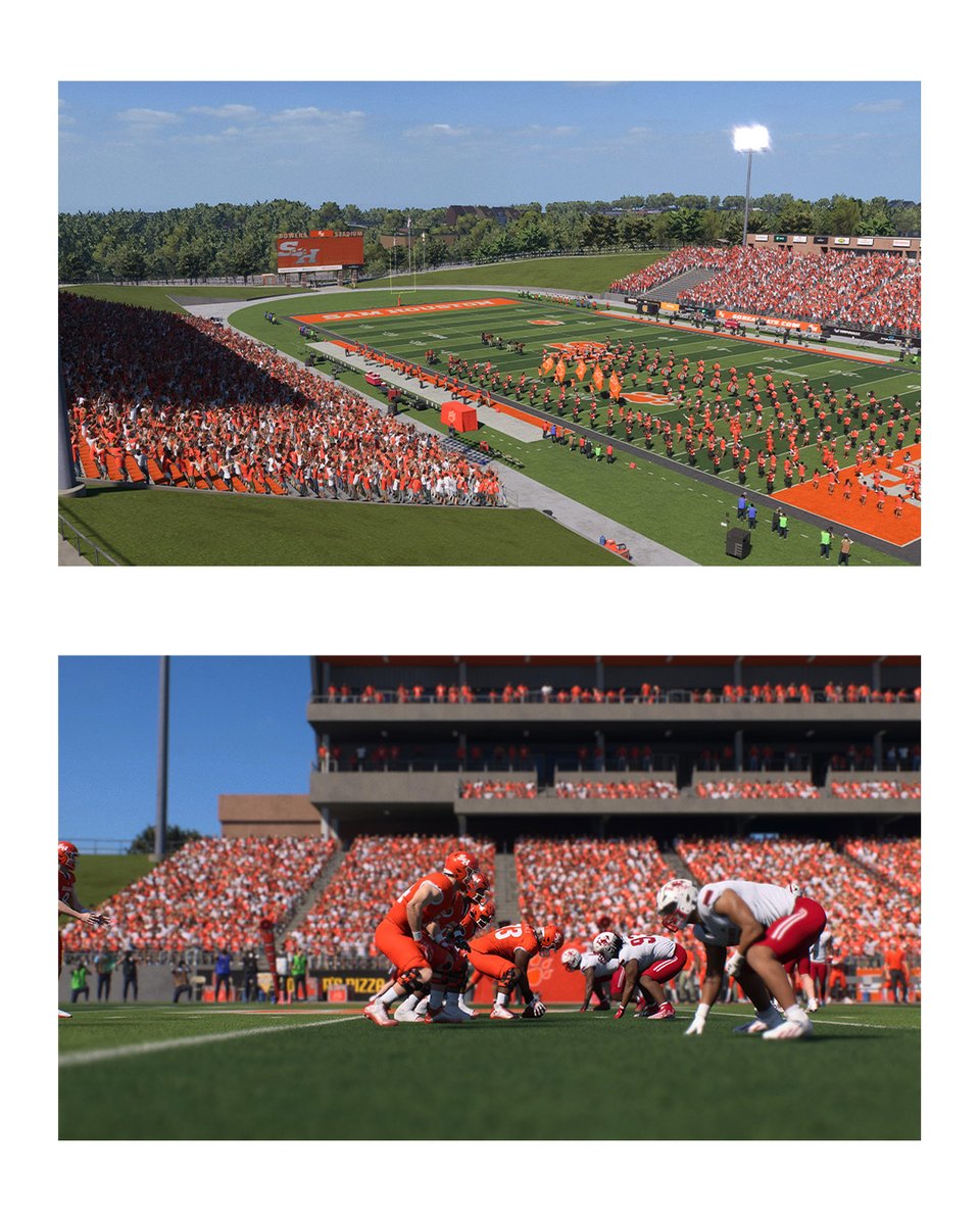 BearkatsFB's tweet photo. In the game🐱🎮 

#EatEmUpKats| #CFB27 | @EASPORTSCollege https://t.co/RRlWBhleo7