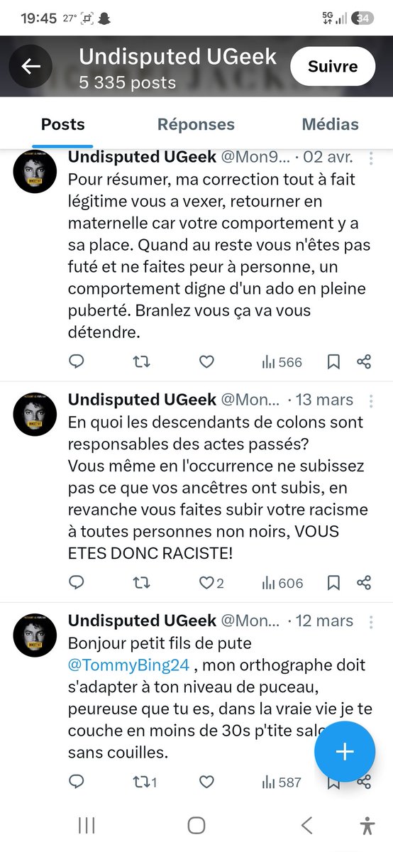 SandraKo57's tweet photo. @Mon92Absurde @FlorentSRN @AlertesInfos Toi par contre ...... Et je tes signale https://t.co/fAarJdZHWX