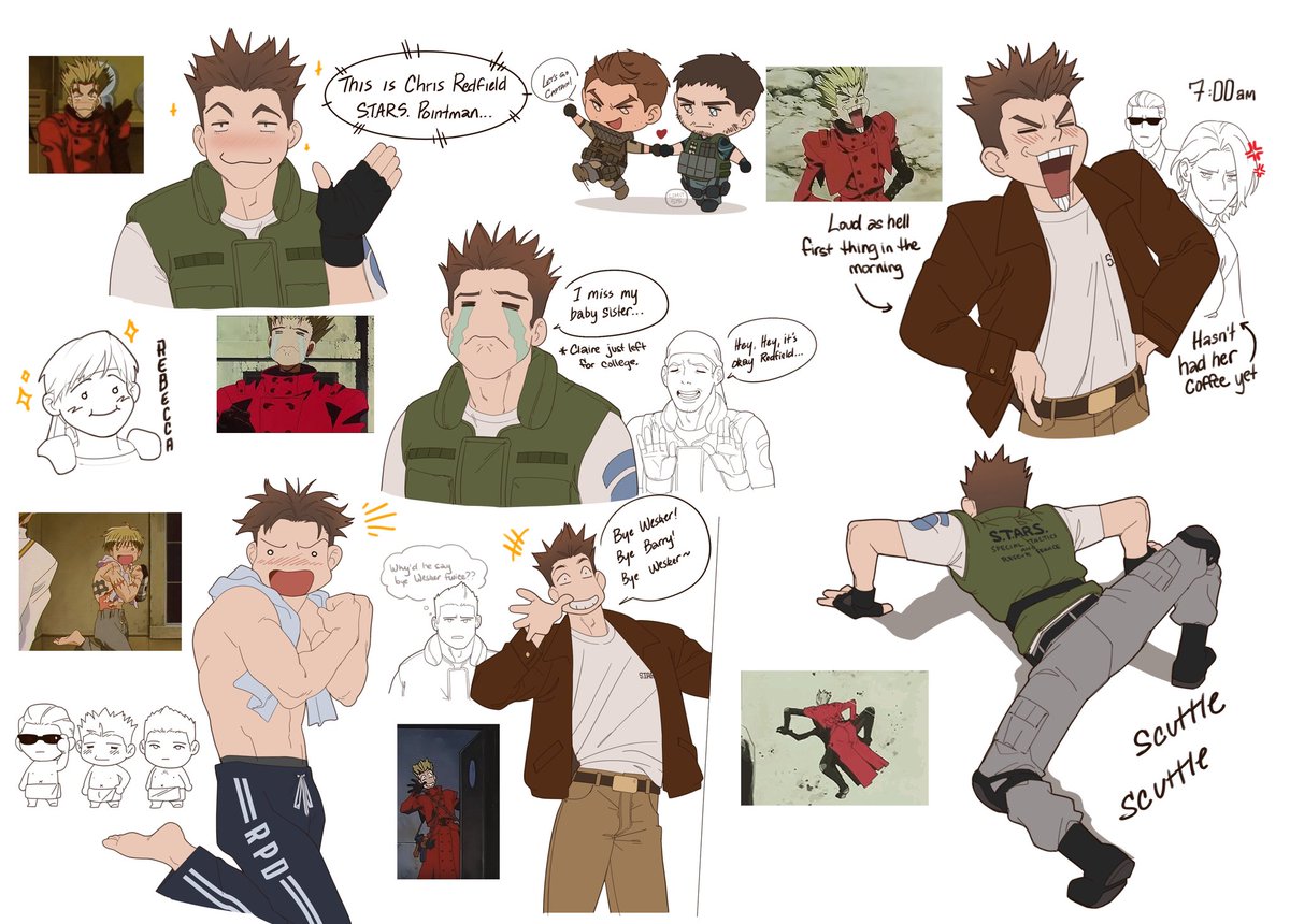 Chris Redfield x Vashe!! #chrisredfield #ResidentEvilㅤ