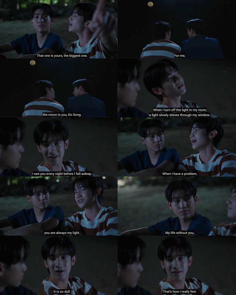 wavestoes's tweet photo. “for me, the moon is you, ko song”

“when i have a problem, you’re always my light”

“my life without you, it’s so dull”

letting himself be vulnerable by telling how he truly feels toward ko song is the most heartwarming way to express his unconditional love

#WhenOrangesFallEP9 https://t.co/rJEAes28zu
