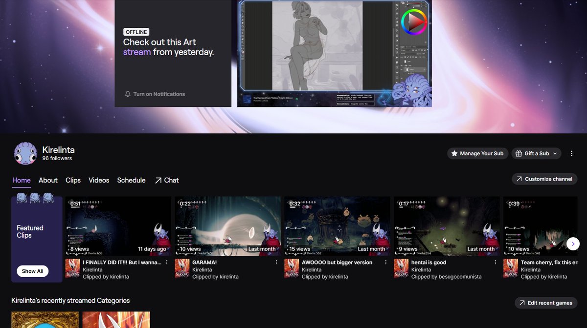 KirelintaVT's tweet photo. Why does Twitter recommend "VTubers" to me who don't stream on Twitch? How am I supposed to be interested in their content when there's none? And why are here so many of them?!

If you're a REAL streamer, please share your link here and show your profile!

This is mine💙 https://t.co/4AACcFvP2Y