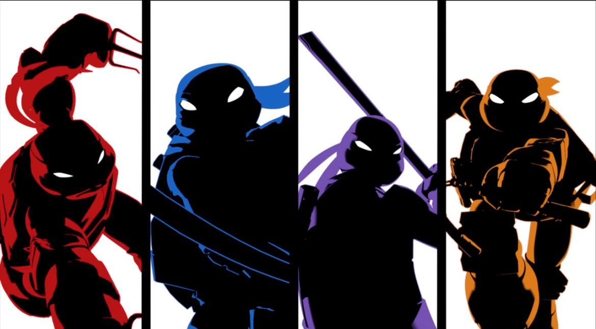 SailorLuney's tweet photo. Really love when The 2012 Turtles are drawn only in their signature color https://t.co/XvWVJ511Mw