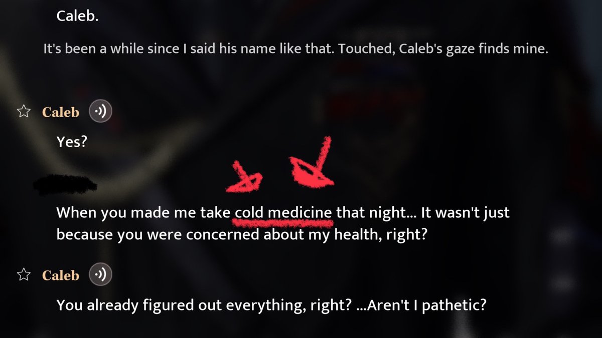 0613A01's tweet photo. mc is SICK-> brother  says take meds which is NORMAL-> MC TAKES THE COLD MEDS HERSELF -> cold medicine is known to make you SLEEPY -> the medicine served two purposes to heal and stop her from endangering herself by resting. its not that fucking DEEP. https://t.co/wNHRbDIeNT