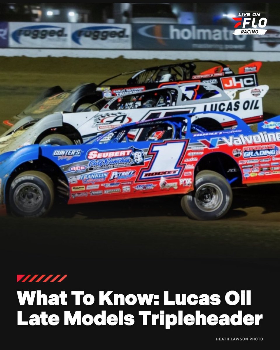 FloRacing's tweet photo. Three consecutive nights of racing across Iowa and Missouri are on tap for #LucasDirt at @34Raceway and @lucasspeedway. 

What you need to know in the replies 👇 https://t.co/RN47kr7b2t