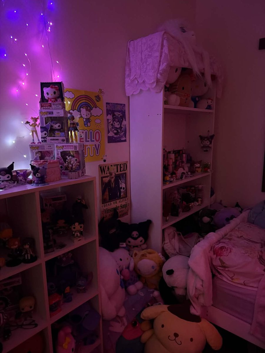 ewives's tweet photo. bedroom of a 20 year old woman https://t.co/eFyG6amx5k