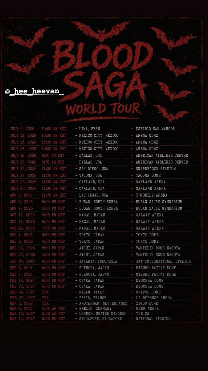 ot7realcore's tweet photo. Blood saga concert https://t.co/s6rSNq6p8r
