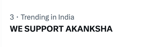 akankshaofc's tweet photo. Enough of carrying it alone.

WE SUPPORT AKANKSHA https://t.co/UkEp4CSfrr