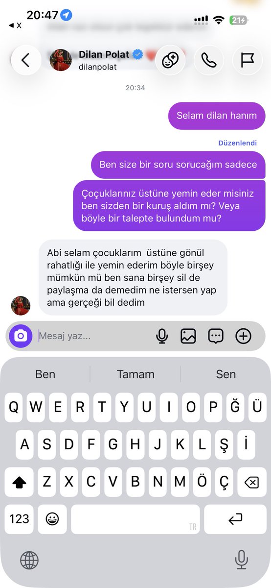 BYLD41's tweet photo. Şimdiii anlık Dilan Polat ile görüştüm.
Ooo namussuz çete olan algı operasyon çocukları herkesi bıraktınız bana da mı iftira atıyorsunuz benamuslar ben fenomanrler gibi savcılıkla uğraşmam sizi burada kepaze edeceğim..Aç köpekler İban atayım kemik alın kendinize.. #dilanpolat https://t.co/RZvzcRxuE3