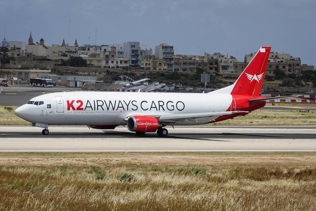 Fahadnaimb's tweet photo. 🇵🇰 The wreckage of K2 Airways' Boeing 737-400 freighter (AP-BOI) has been found 53 nautical miles south of Ormara after over 12 hours of intense search by the Pakistan Navy and Maritime Security Agency.
This was a cargo flight from Sharjah to Karachi yesterday evening. The crew reported navigation system problems, then contact was lost. Five crew members on board... all presumed gone. Tragic.

 My thoughts with the families of Captain Rizwan Idris, the FO, loadmaster, and engineers.