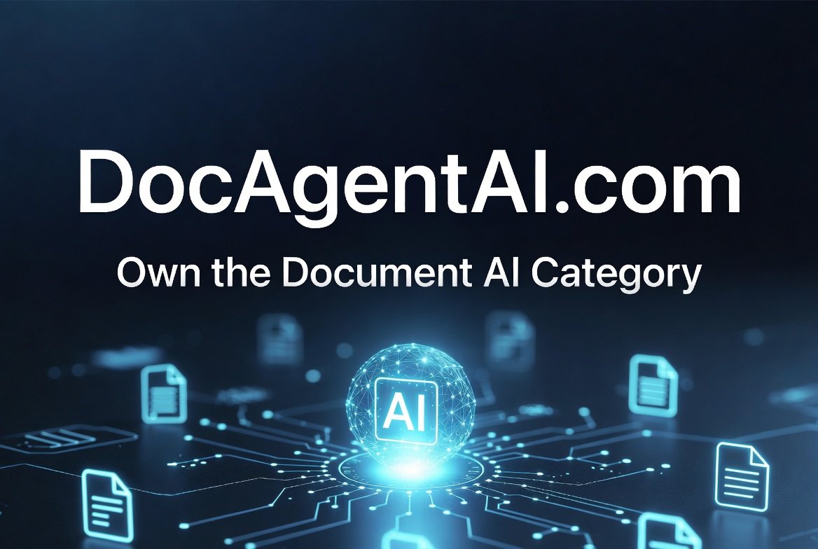 nrwegy07's tweet photo. https://t.co/a0571Y9JYf — The Original & Defining Domain for AI Document Agents.
Own the category infrastructure before your competitors do.
The ultimate authority play in Enterprise Automation.
DM for details.
#AI #DocumentAI #DomainForSale https://t.co/tv5iR6ROKT