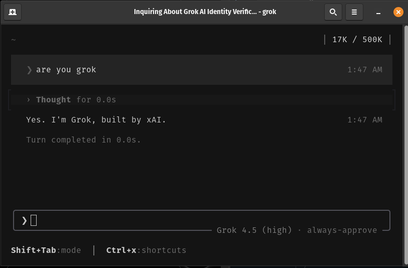 DevTheMil's tweet photo. ALRIGHT BOIS GROK 4.5 IS HERE!!!! https://t.co/aXpzfUgkl1