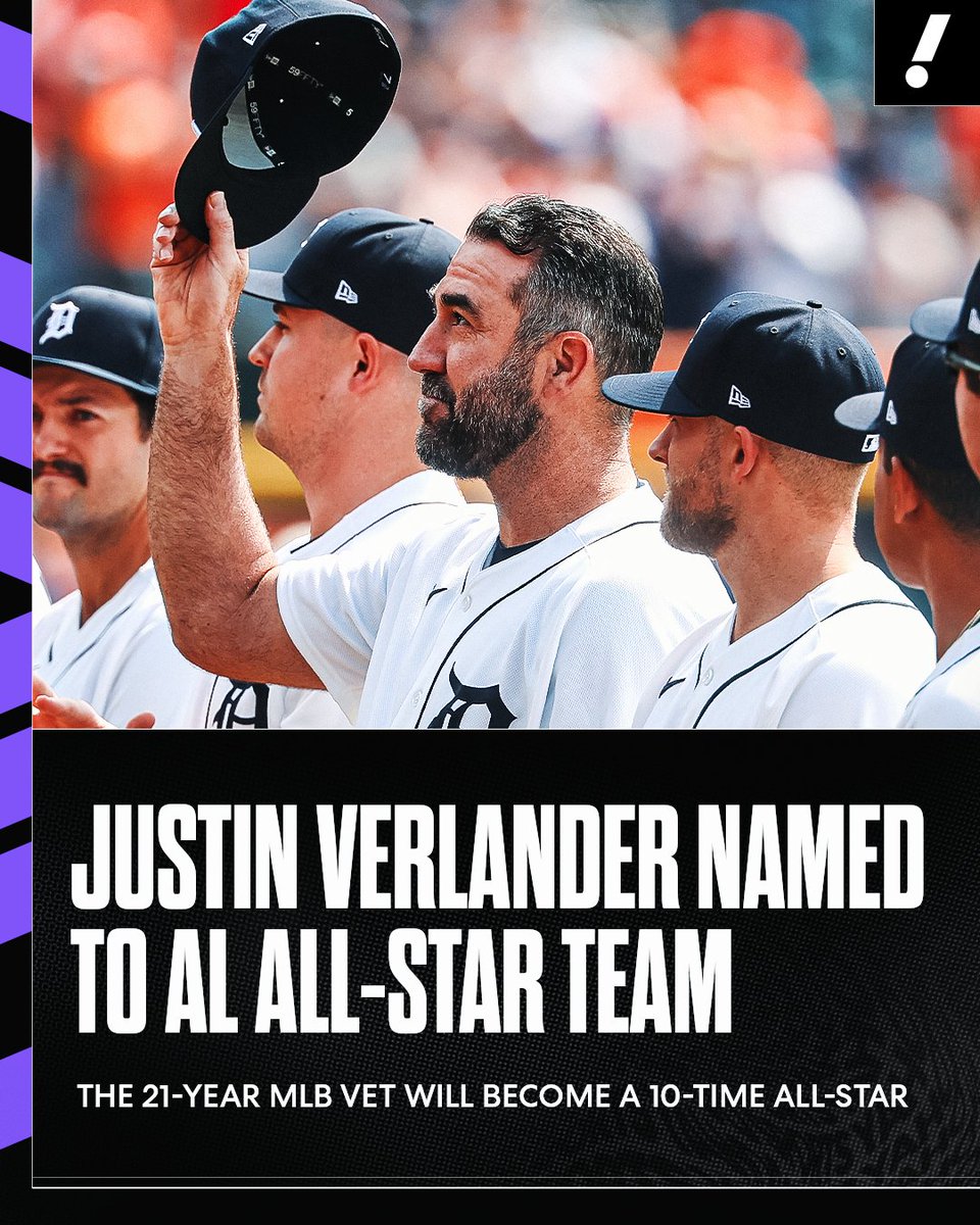 YahooSports's tweet photo. Justin Verlander opened his post about his upcoming retirement with a thank you to MLB commissioner Rob Manfred for his selection to the AL All-Star team ✍️ 

Verlander was named to the AL roster as a "Legend Pick" for the 2026 All-Star Game. https://t.co/OZyzXTZZGN