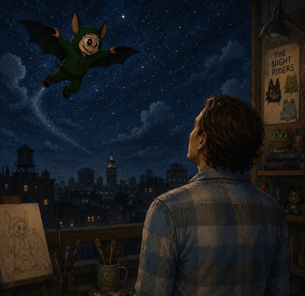 HoodratRH's tweet photo. First, you create it. Then you watch it take flight. https://t.co/mlSFHULpmj