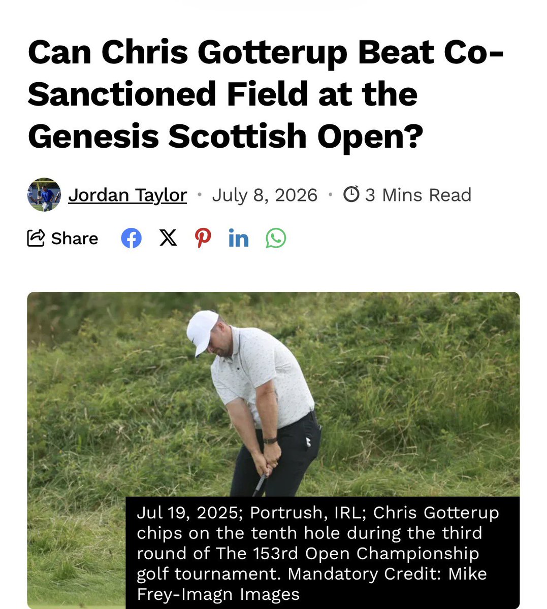 SportsByJT's tweet photo. Can Chris Gotterup Beat Co-Sanctioned Field at the Genesis Scottish Open? ⛳️ @TheLeadSM @G0lflead 

https://t.co/7cJ6zVPlTJ https://t.co/JBhbOLveXP