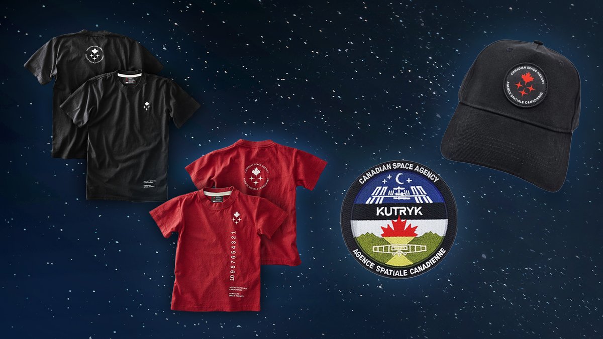 csa_asc's tweet photo. Celebrate Canadian space excellence 🌌🍁

Find official Canadian Space Agency products and merchandise of the upcoming Crew-13 mission at the Ingenium Boutique.

🔗 Shop here: https://t.co/u9hU4NaNTF https://t.co/qiQBGBudr5