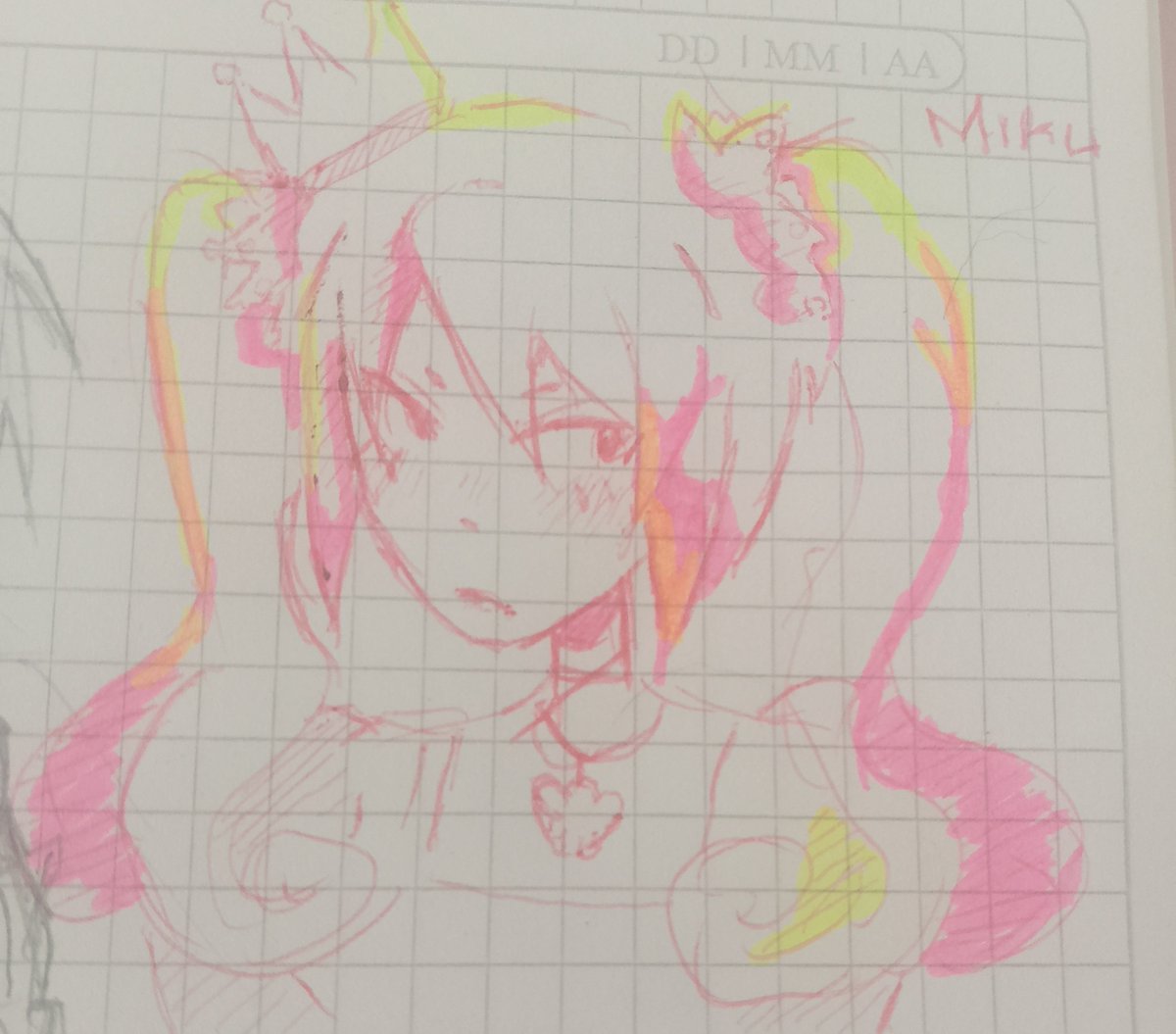 sup_vay's tweet photo. I mean, my camera is so bad
(The world is mine miku/rukoxteto)
#ART #myart #sketch #Scribble #fanartㅤㅤㅤㅤ #hatsunemiku https://t.co/QmCrNpxqkN