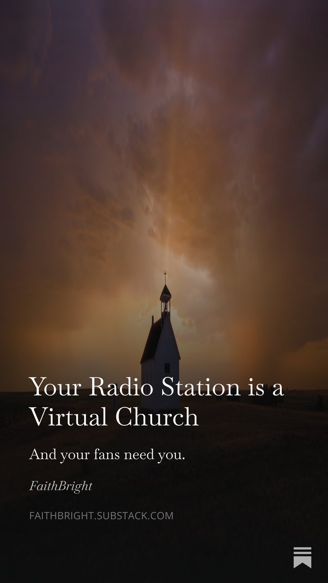 markramseymedia's tweet photo. Hey Christian radio stations. You are more than a radio station, you're a virtual Church. Faithbright: https://t.co/yXzwfvF9Dn https://t.co/FVU0gLuTjO