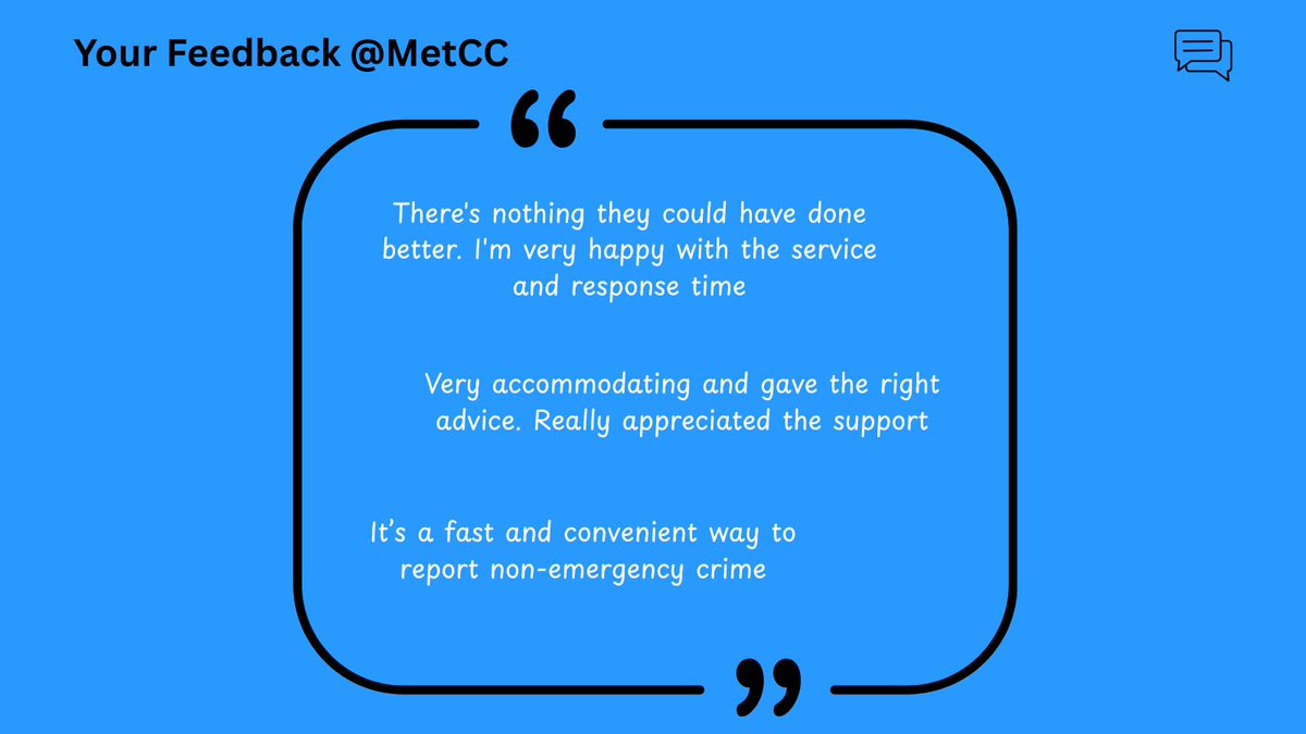 MetCC's tweet photo. Looking for help or advice? Want to tell us something or report an incident?

Save time and message us @MetCC - In an emergency, always dial 999. https://t.co/v7fMWSxe7t