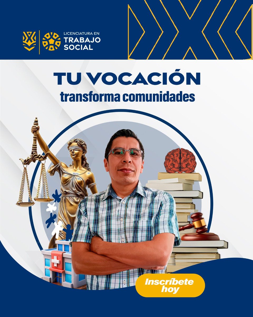 CUDIIACA's tweet photo. Trabajo Social
Cada acción cuenta.
 Cada persona importa.
Haz de tu vocación una profesión estudiando Trabajo Social en CUDI.
📩 Inscripciones abiertas.
#TrabajoSocial #CUDI #Vocación #Universidad #ImpactoSocial #InscripcionesAbiertas #Licenciatura https://t.co/6dshLCeDYG