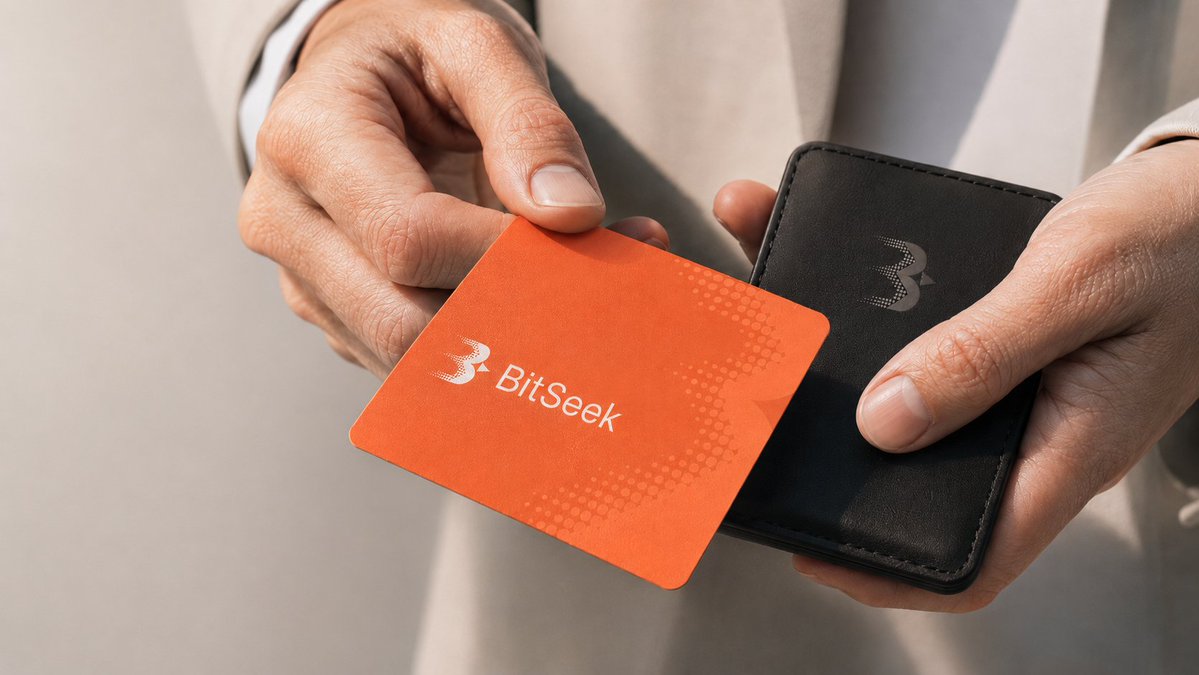 BitSeek_Ai's tweet photo. Take out your BitSeek card from your wallet. 

Swipe the card.

#BitSeek #Ai https://t.co/2r9SDuvwL2